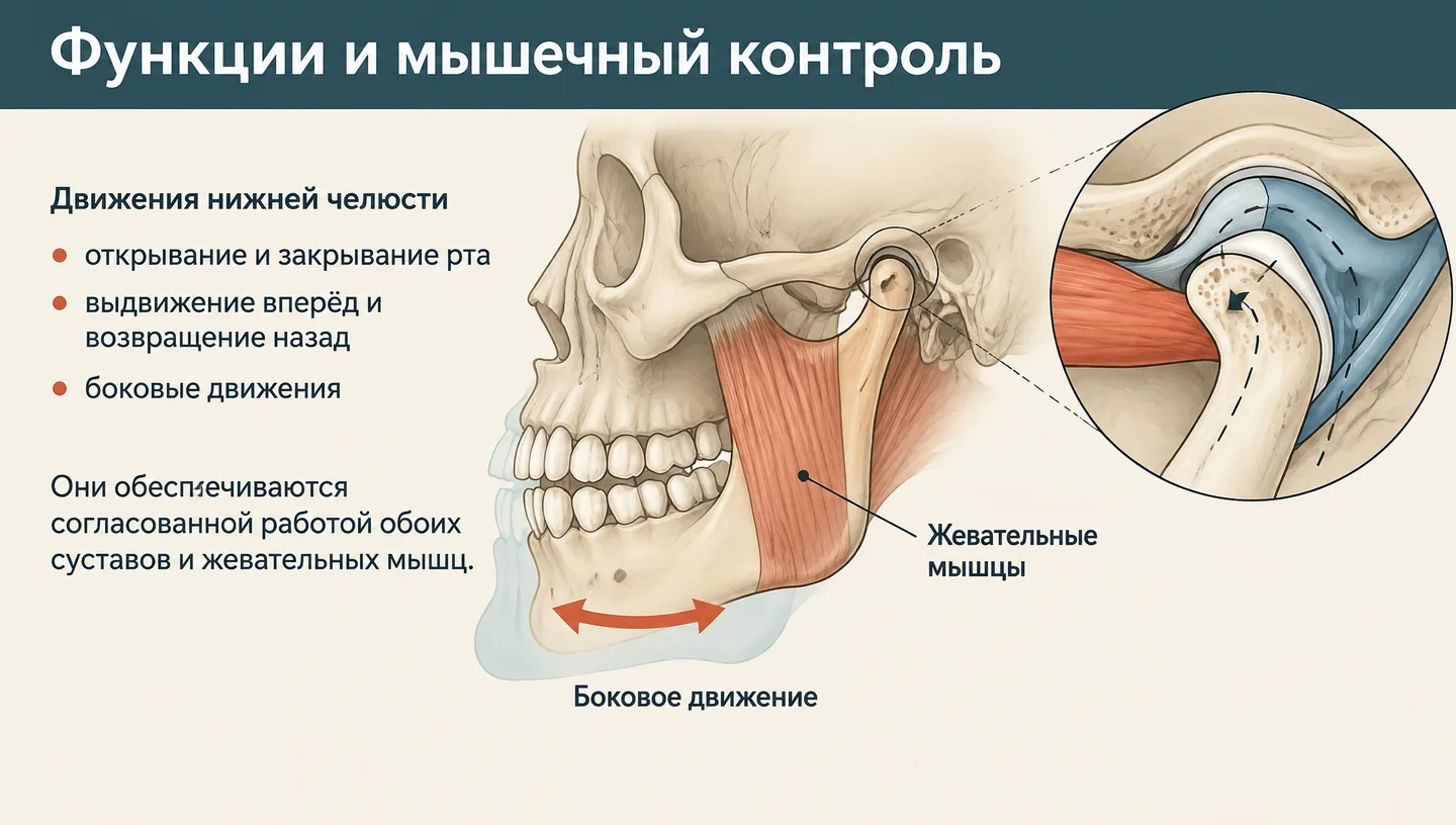 Функции и мышечный контроль