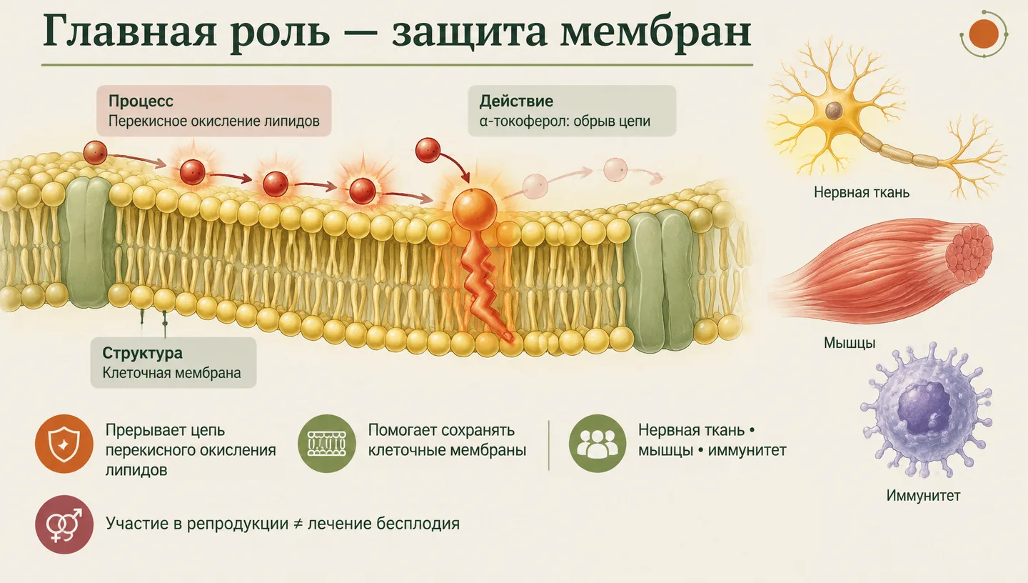 Главная роль — защита мембран