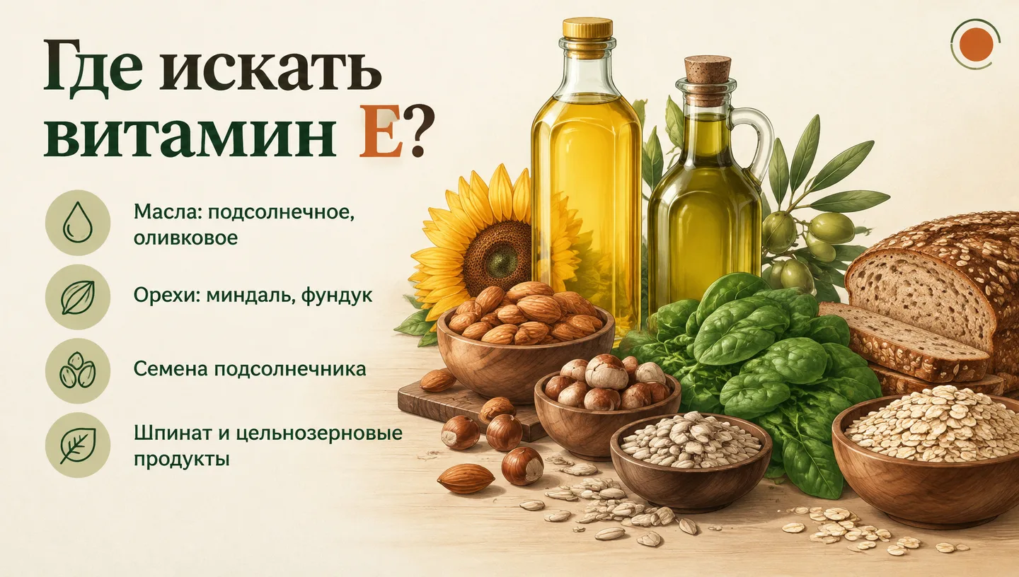 Где искать витамин Е?