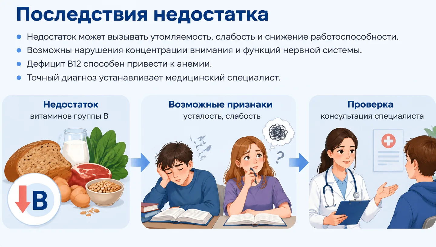 Последствия недостатка