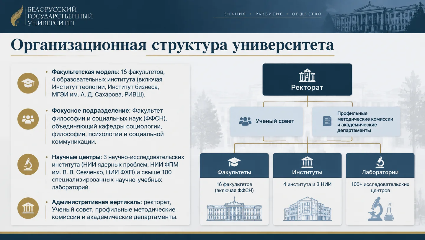 Организационная структура университета