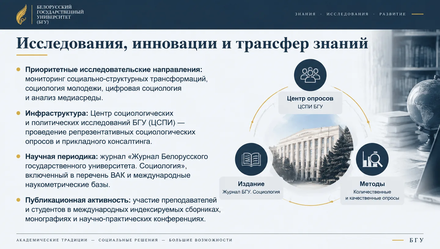 Исследования, инновации и трансфер знаний