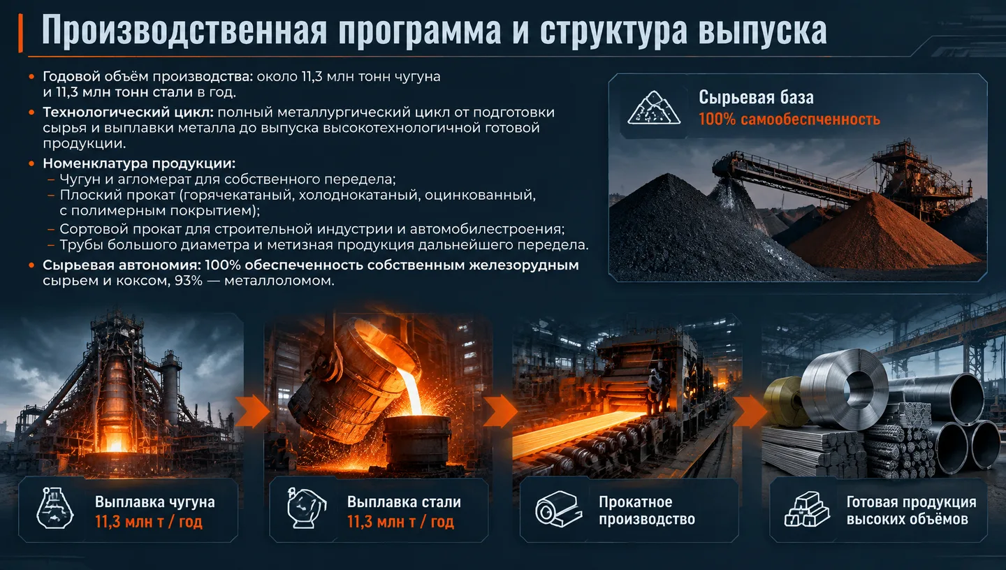 Производственная программа и структура выпуска