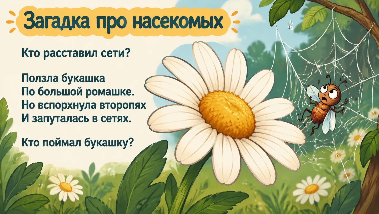 Загадка про насекомых
