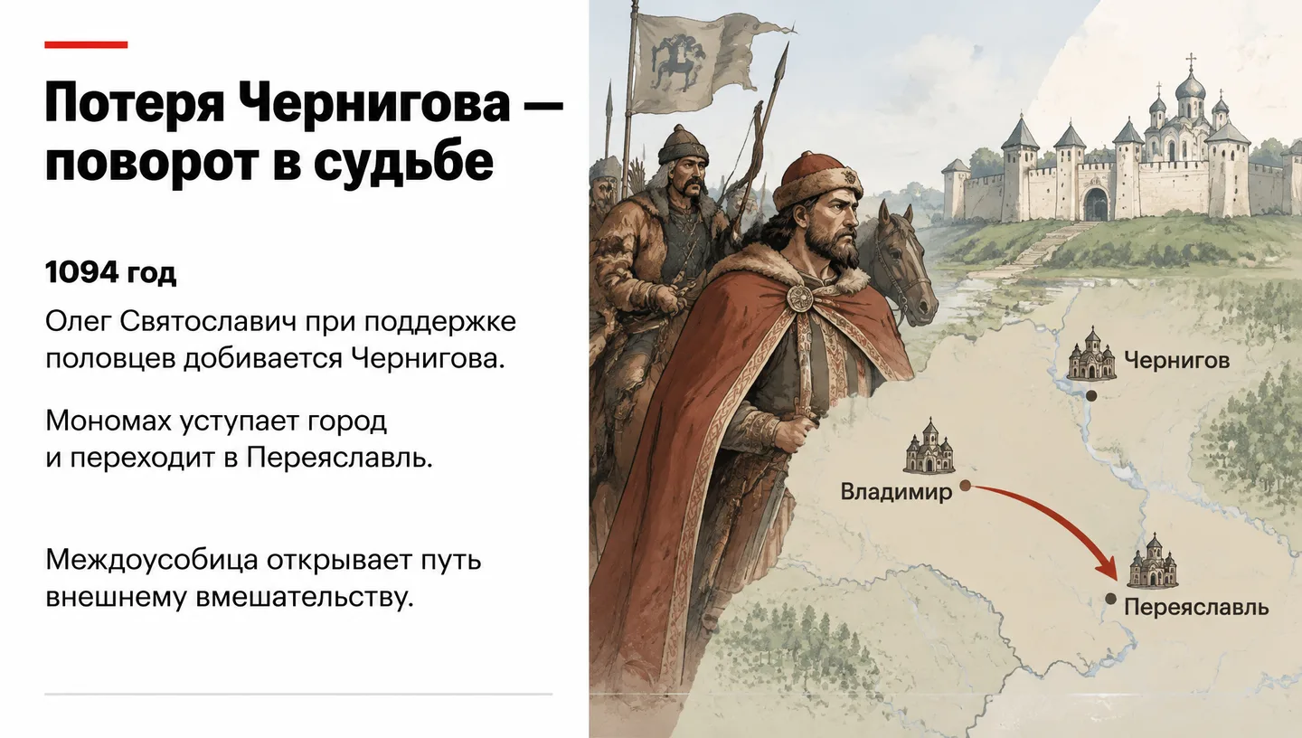 Потеря Чернигова — поворот в судьбе