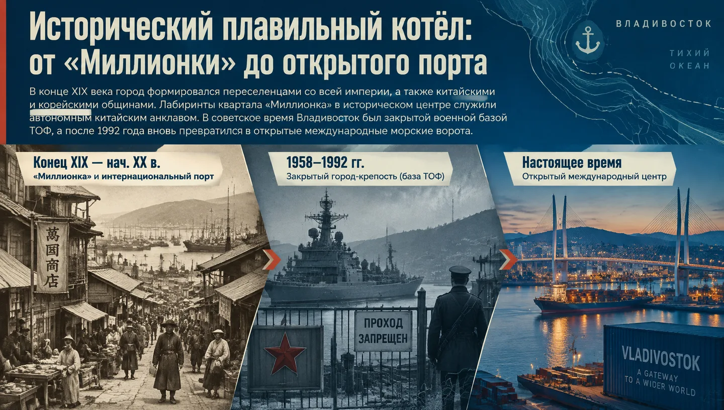 Исторический плавильный котёл: от «Миллионки» до открытого порта