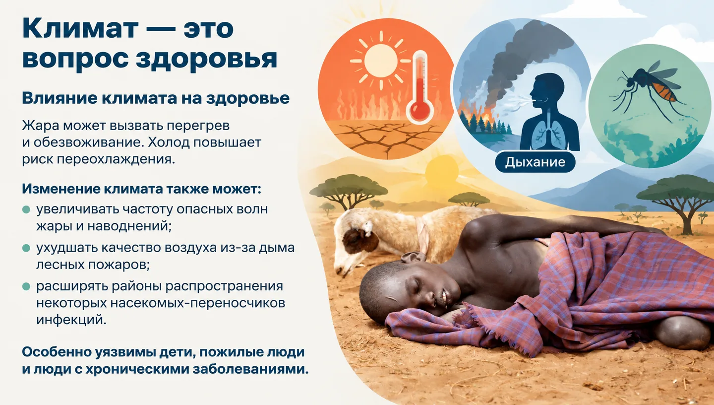 Климат — это вопрос здоровья