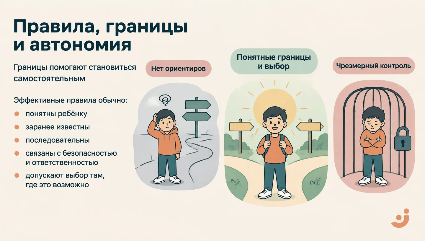 Правила, границы и автономия