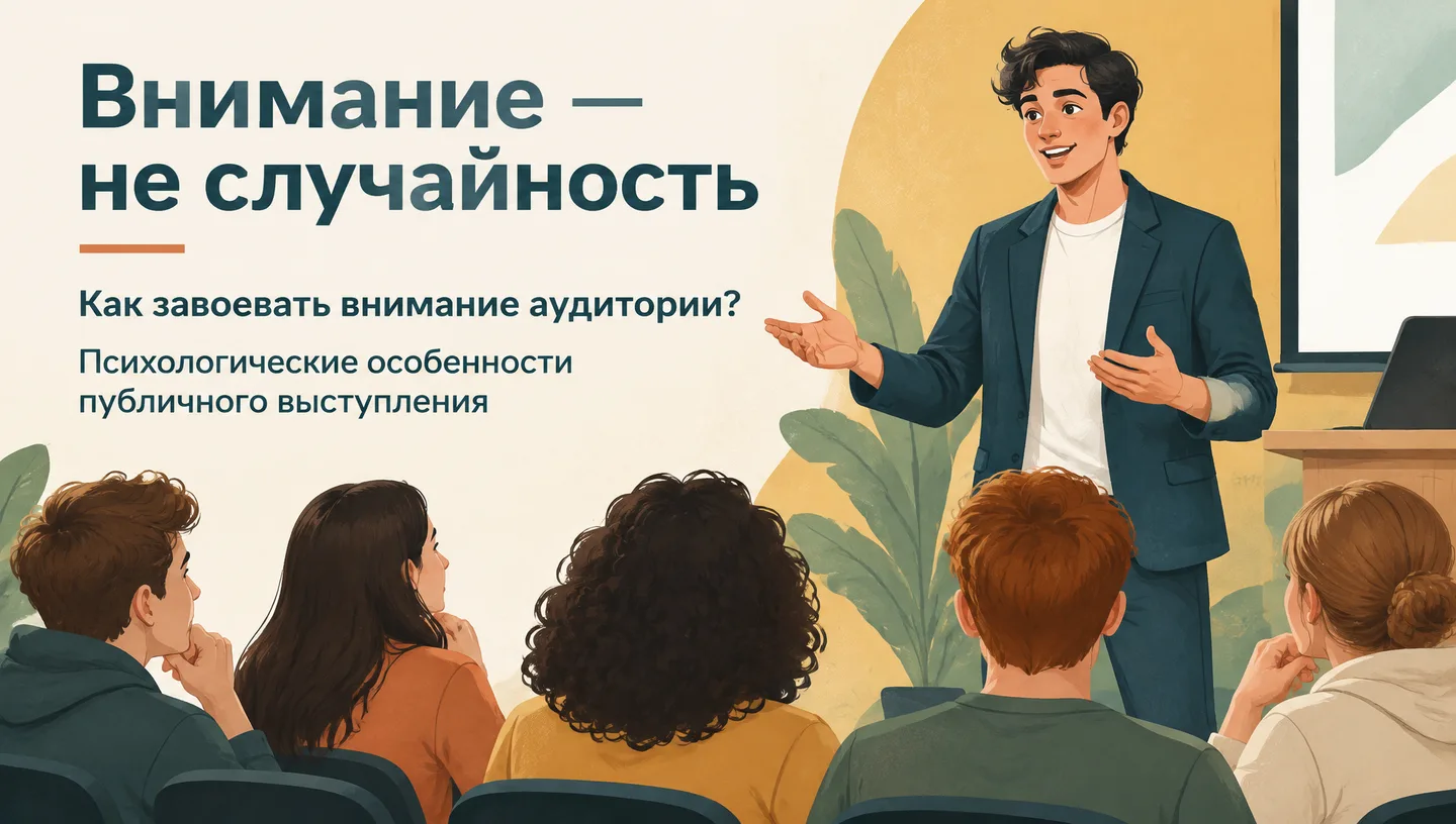 Первый слайд: Внимание — не случайность