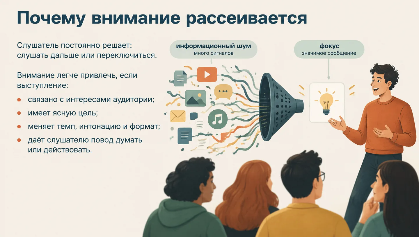 Почему внимание рассеивается