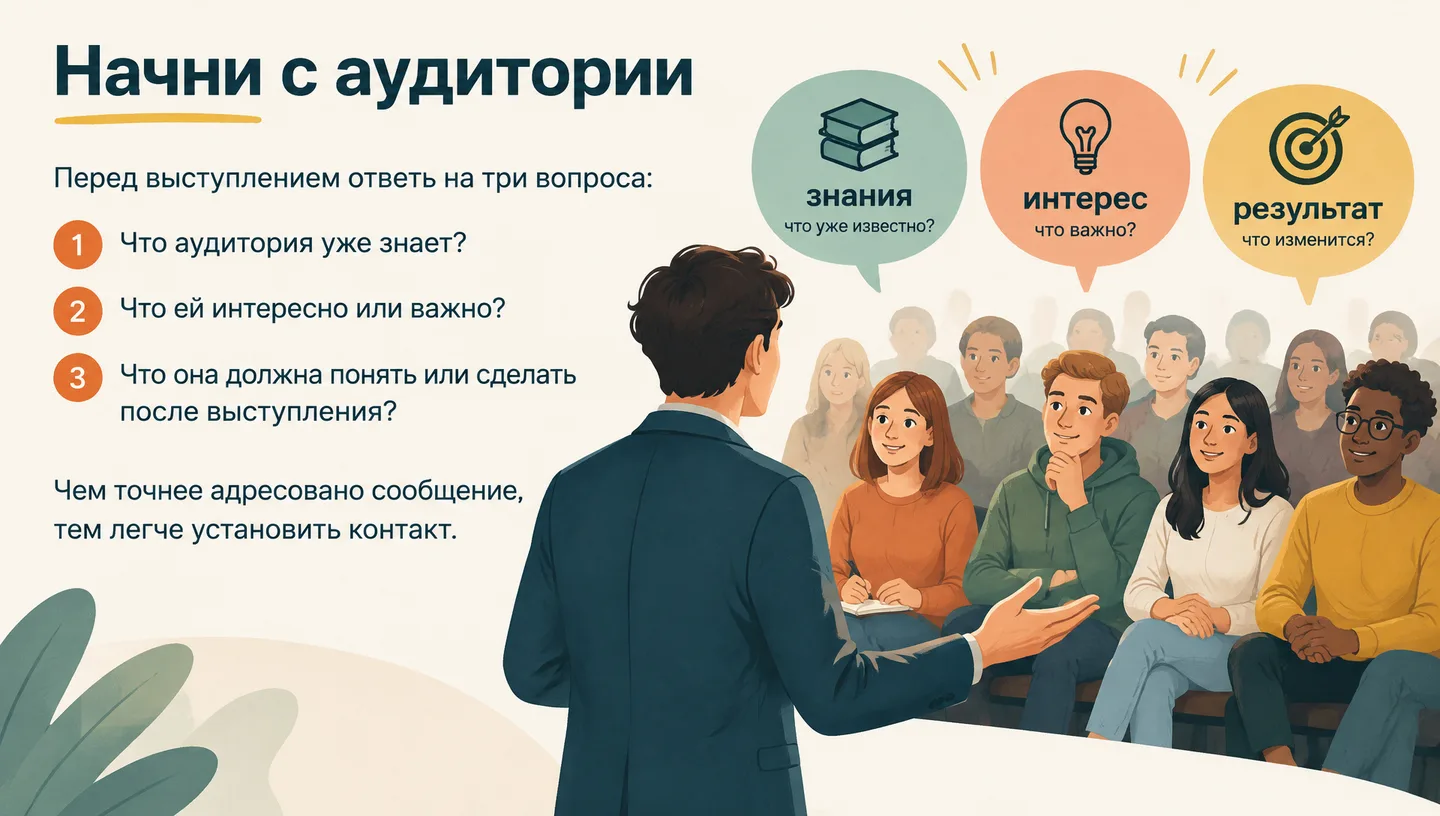 Начни с аудитории