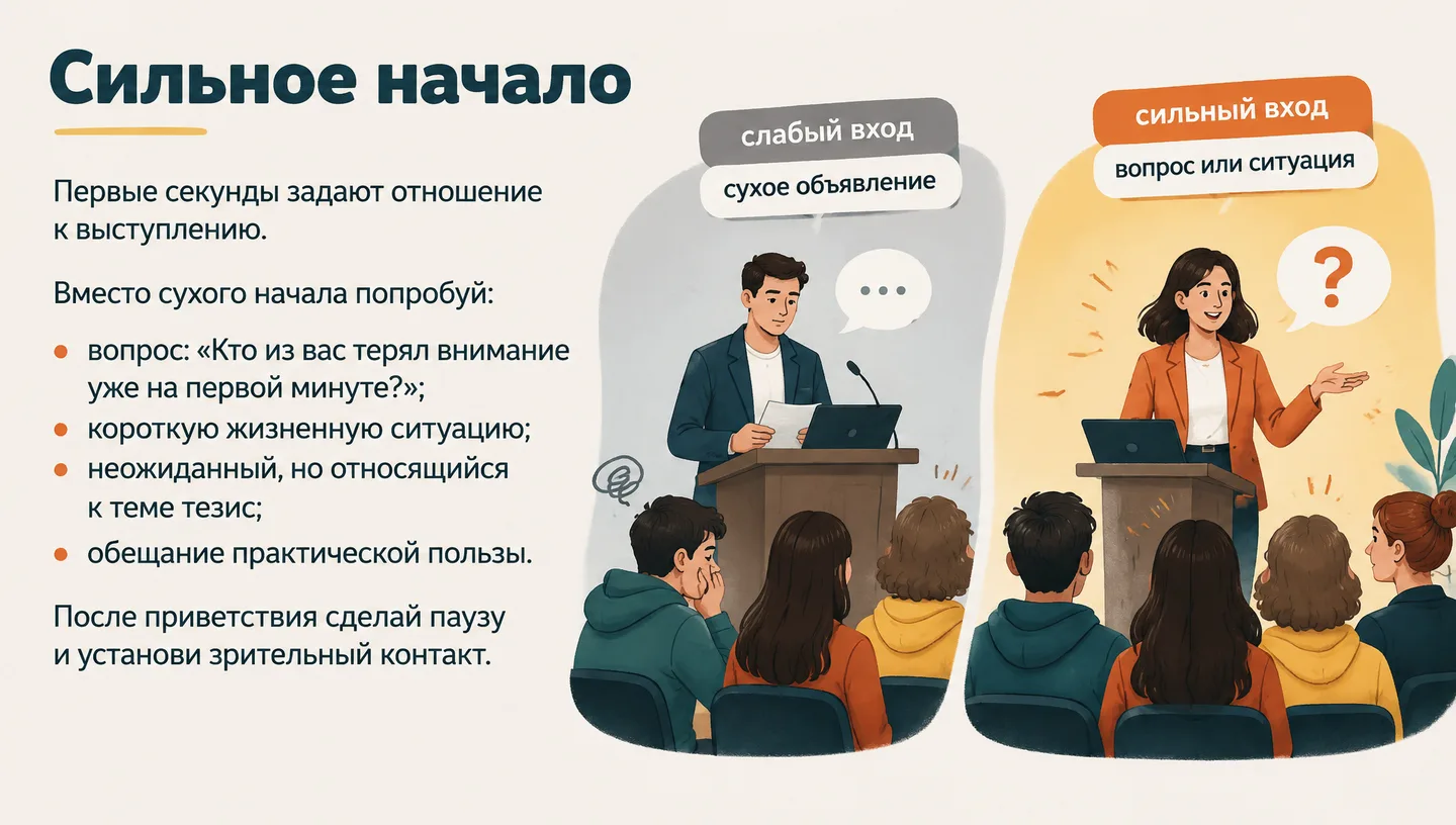 Сильное начало