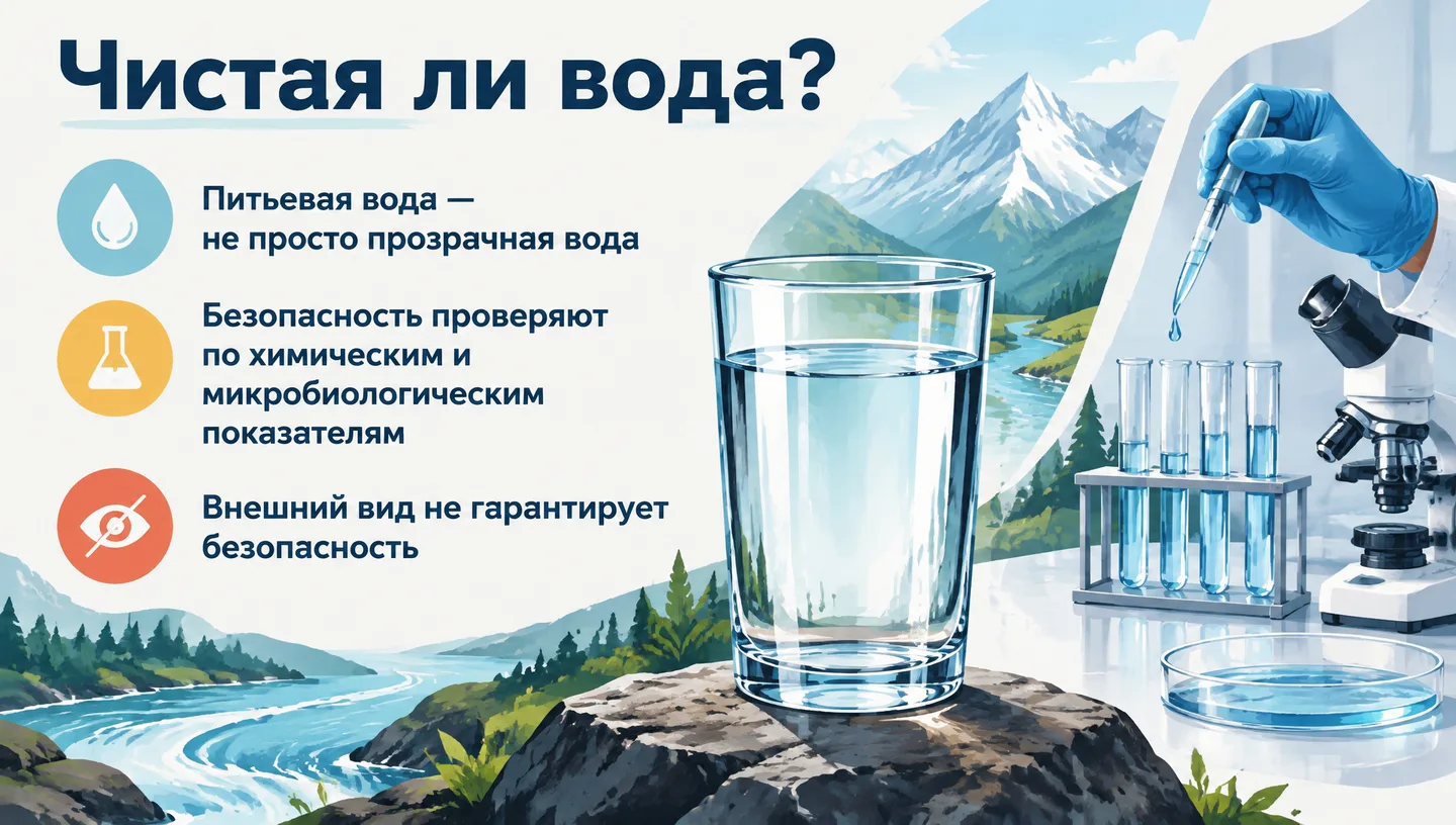 Чистая ли вода?