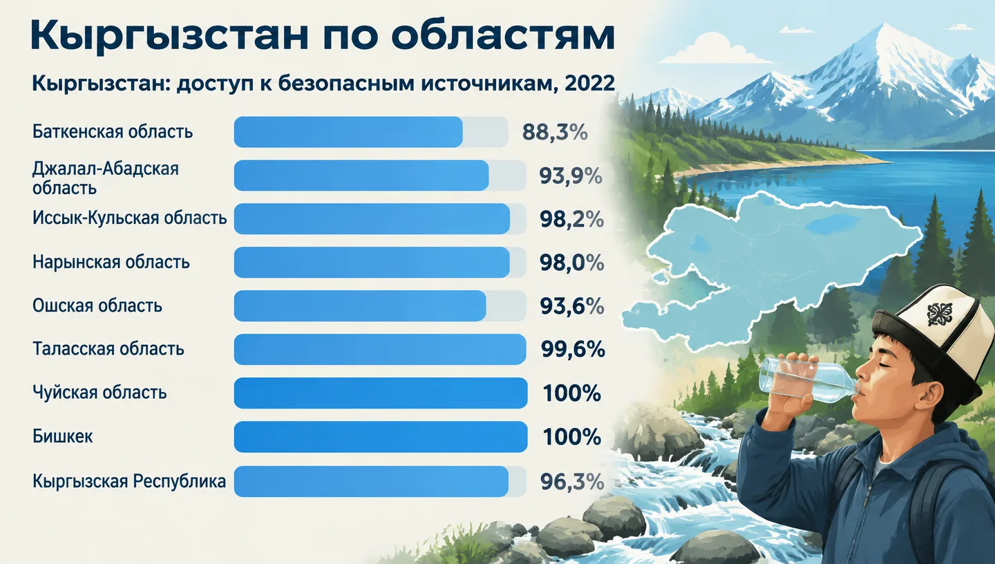 Кыргызстан по областям