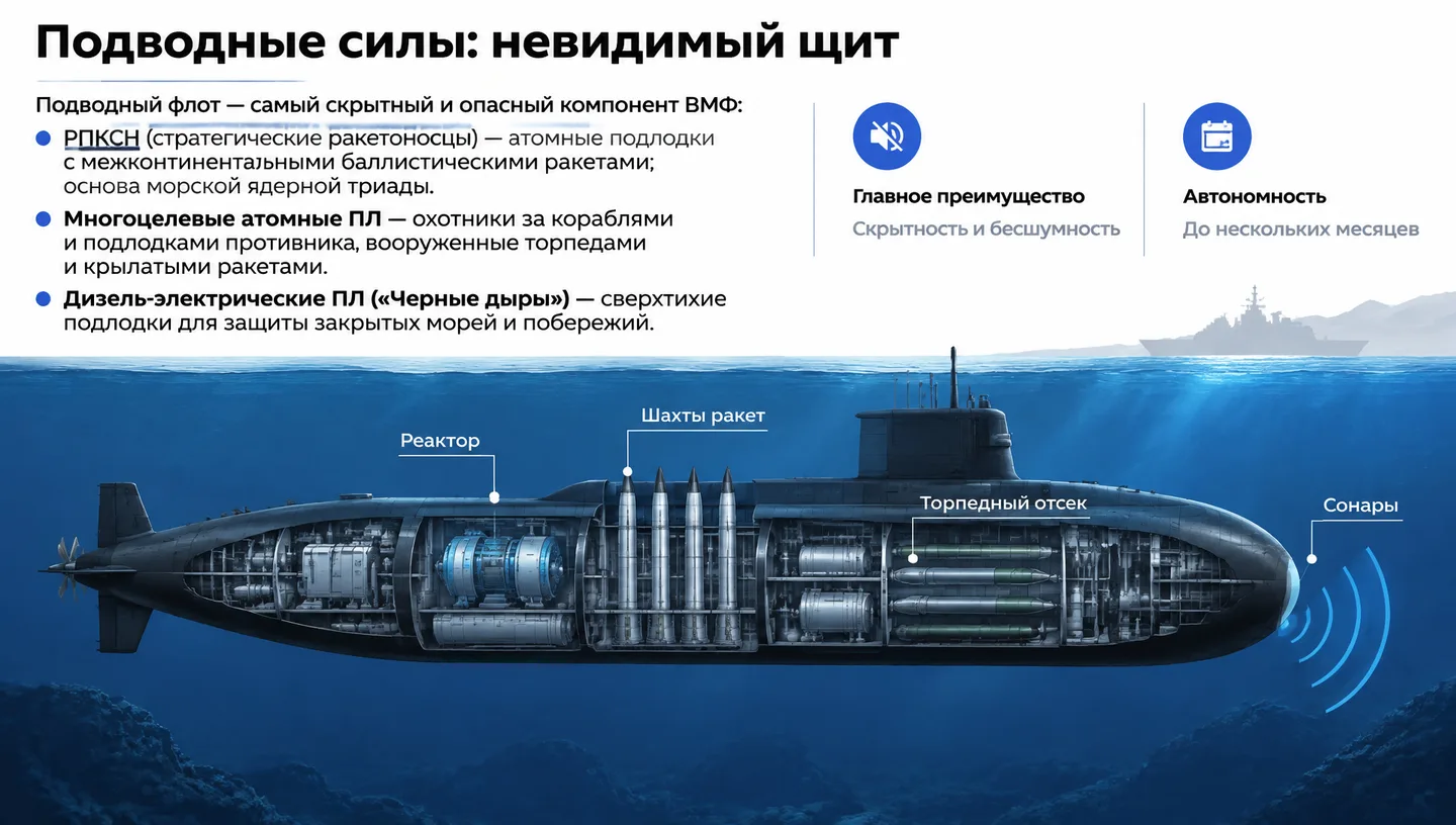 Подводные силы: невидимый щит