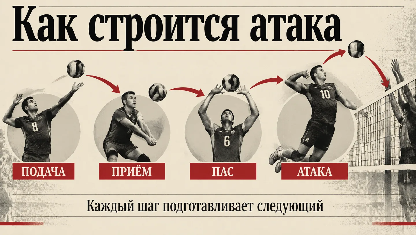 Как строится атака