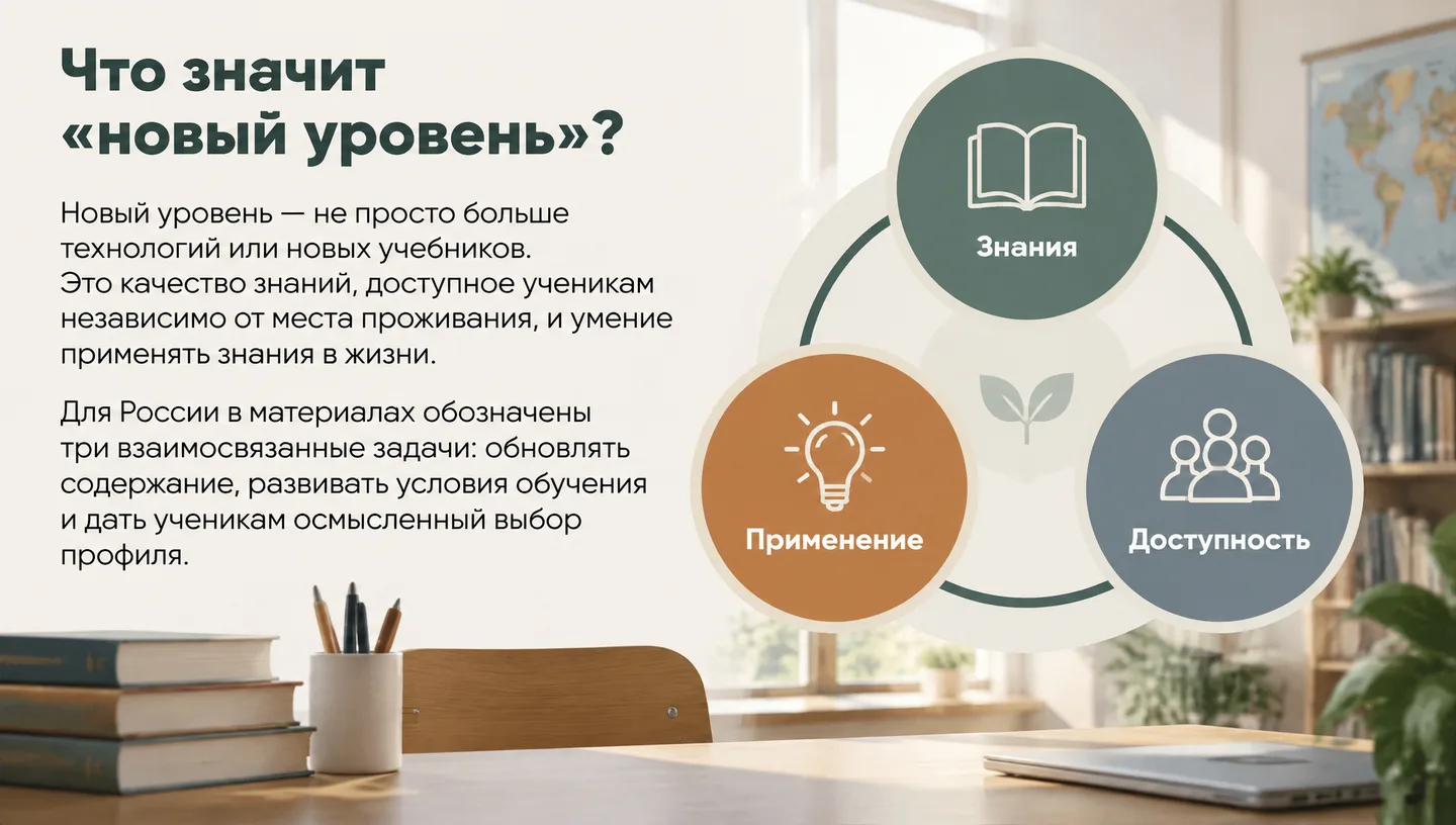 Что значит «новый уровень»?