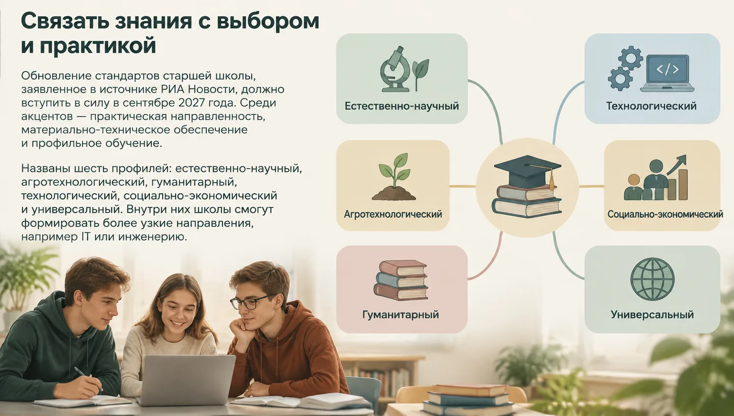 Связать знания с выбором и практикой