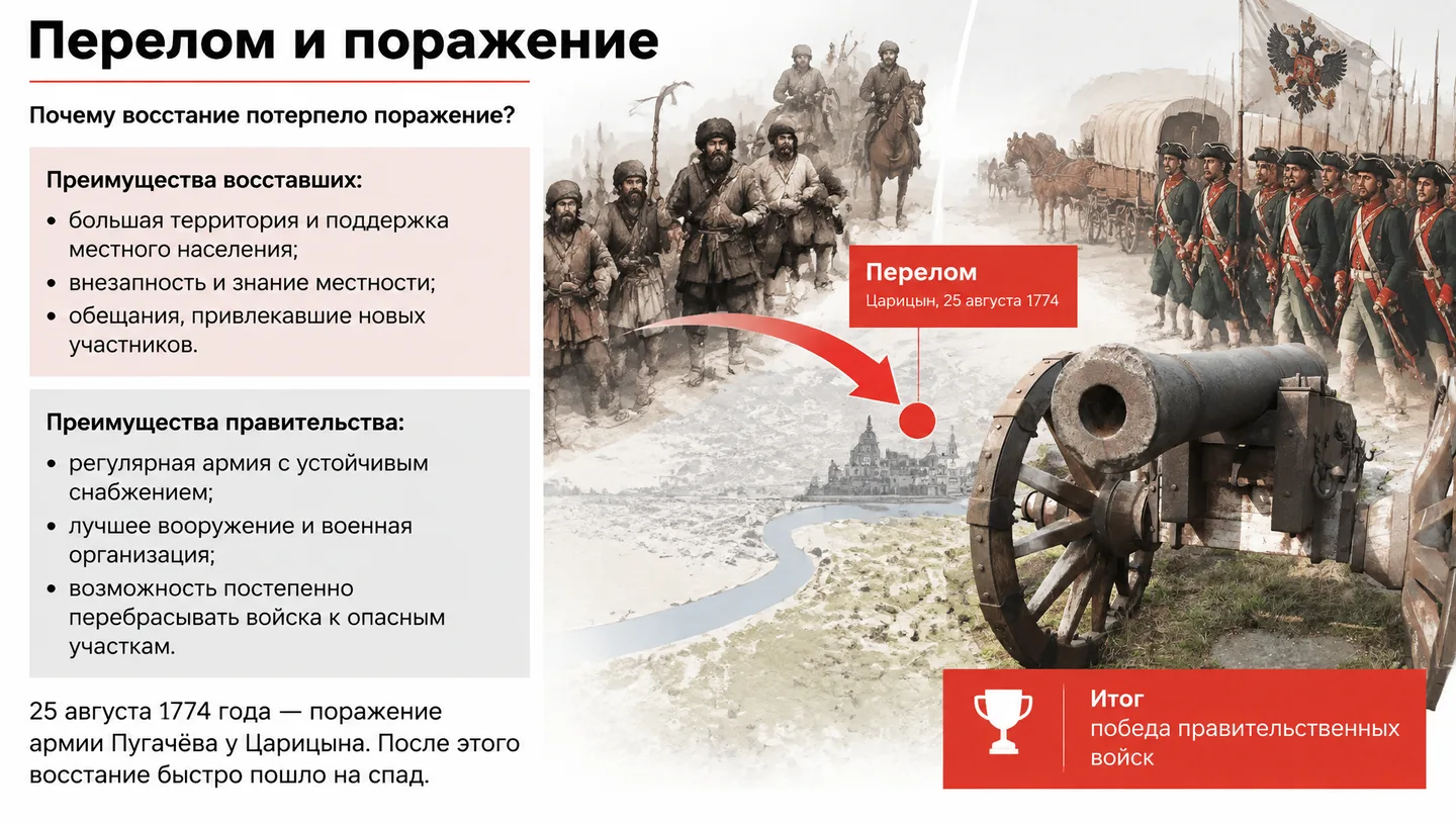 Перелом и поражение