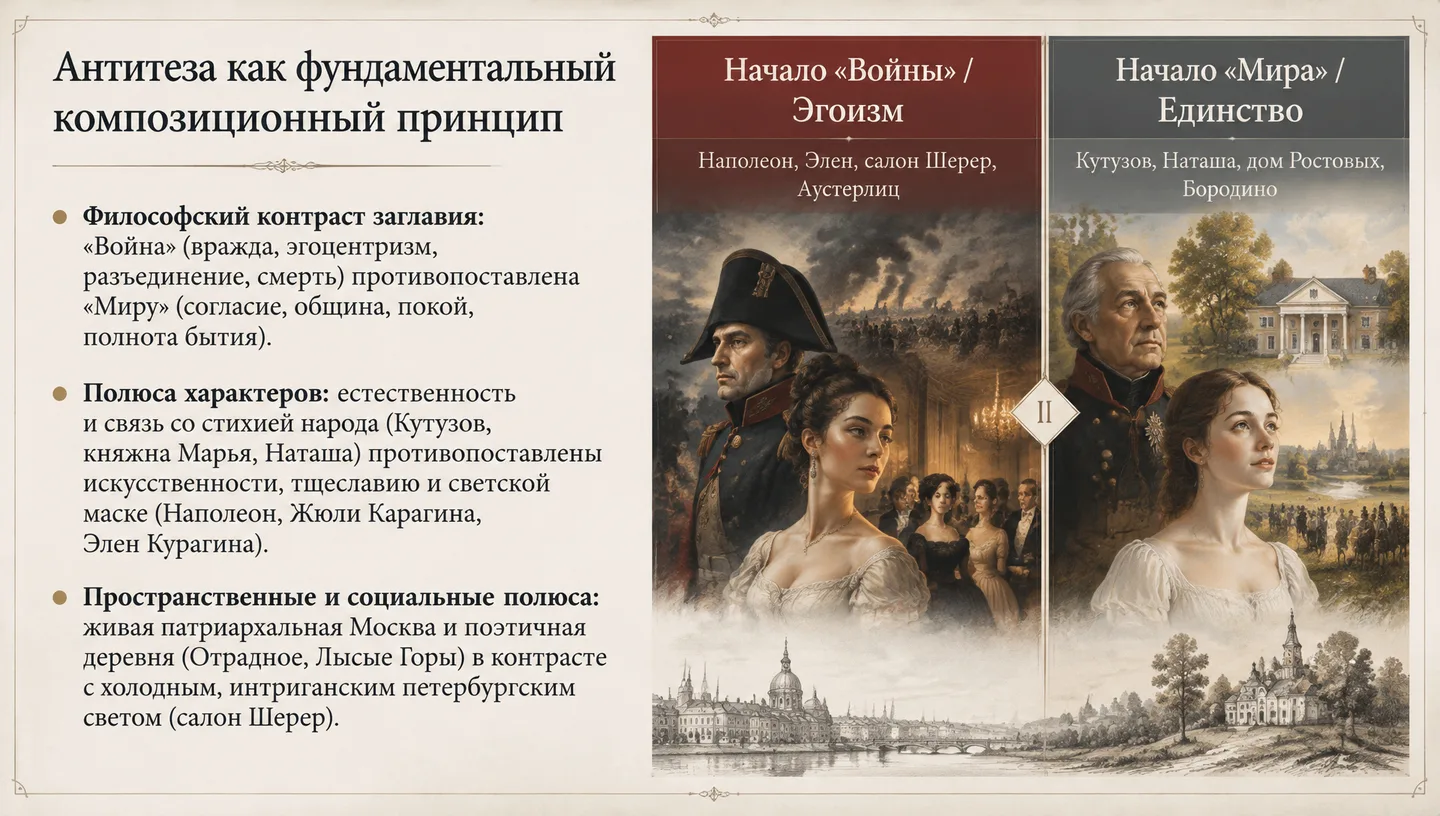 Антитеза как фундаментальный композиционный принцип