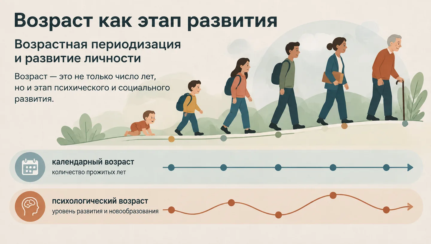 Первый слайд: Возраст как этап развития