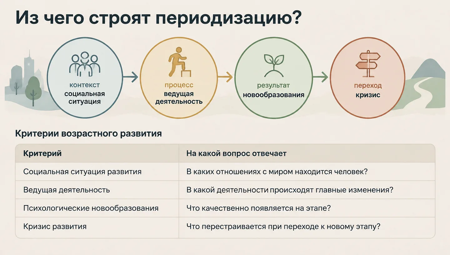 Из чего строят периодизацию?