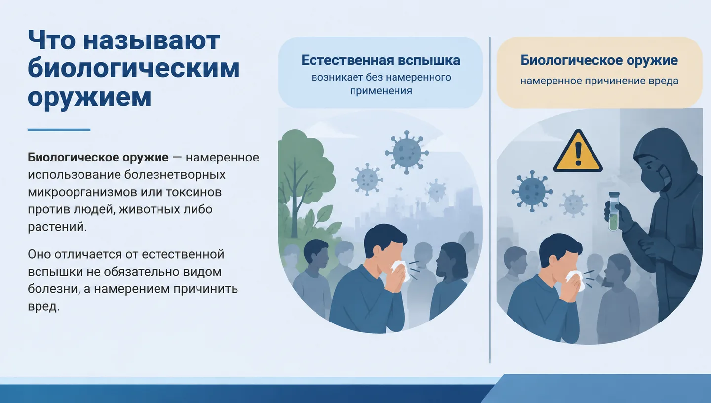 Что называют биологическим оружием