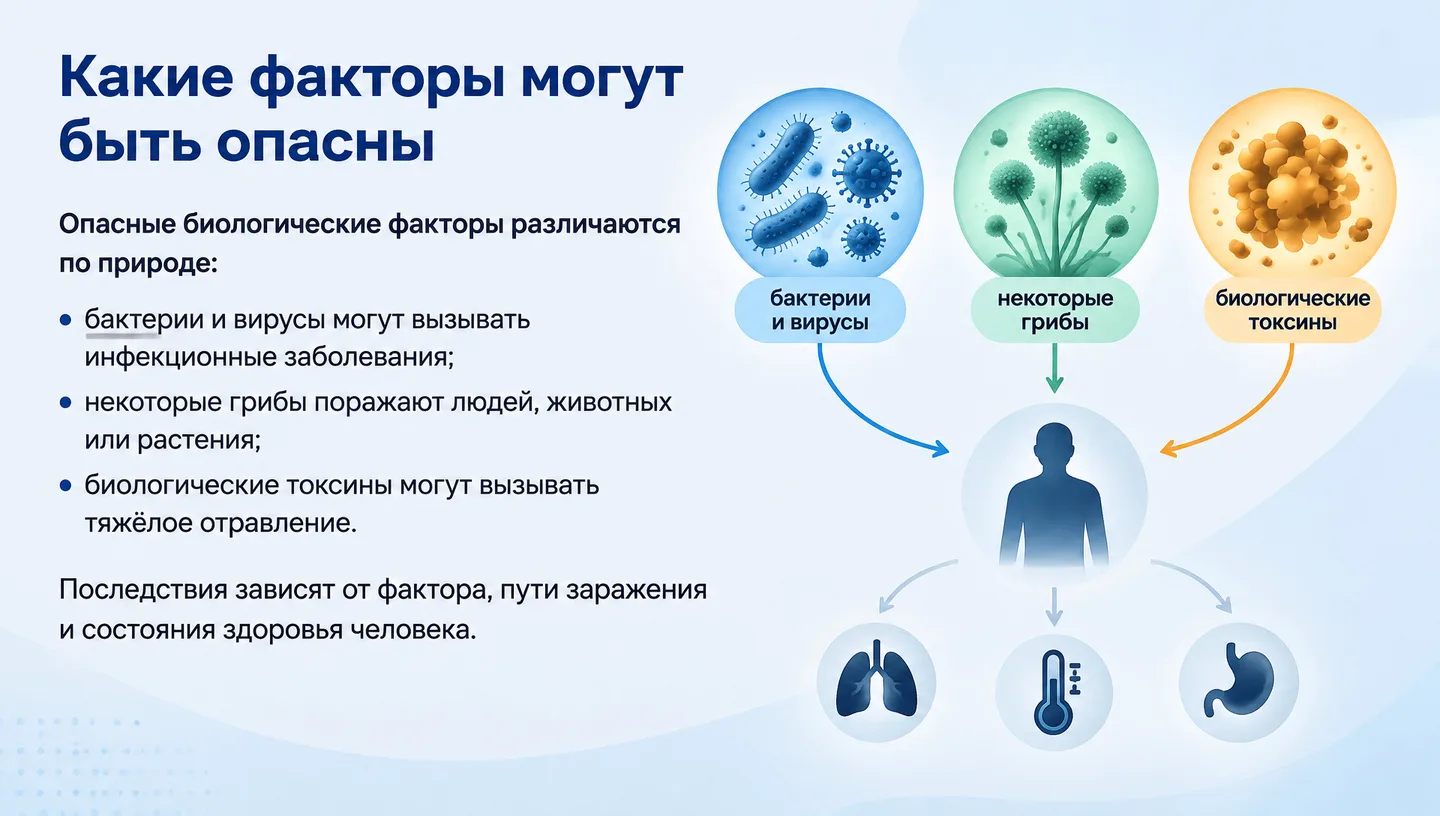 Какие факторы могут быть опасны