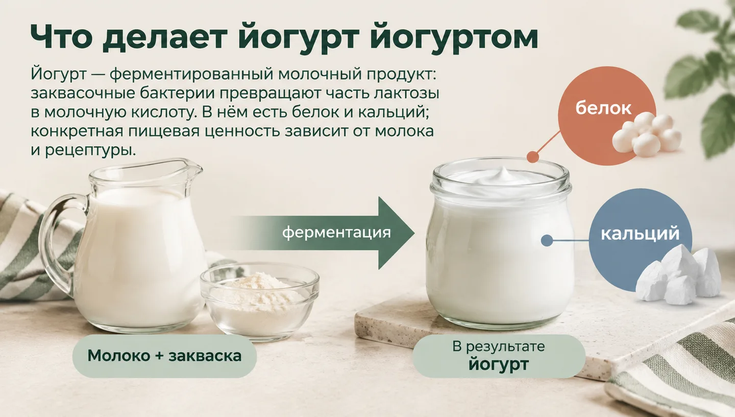 Что делает йогурт йогуртом