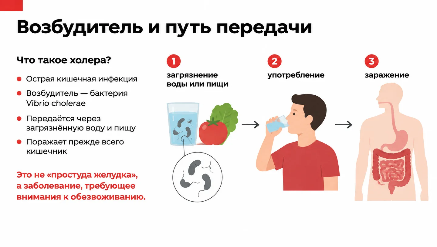 Возбудитель и путь передачи