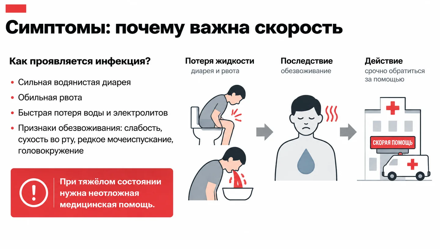 Симптомы: почему важна скорость