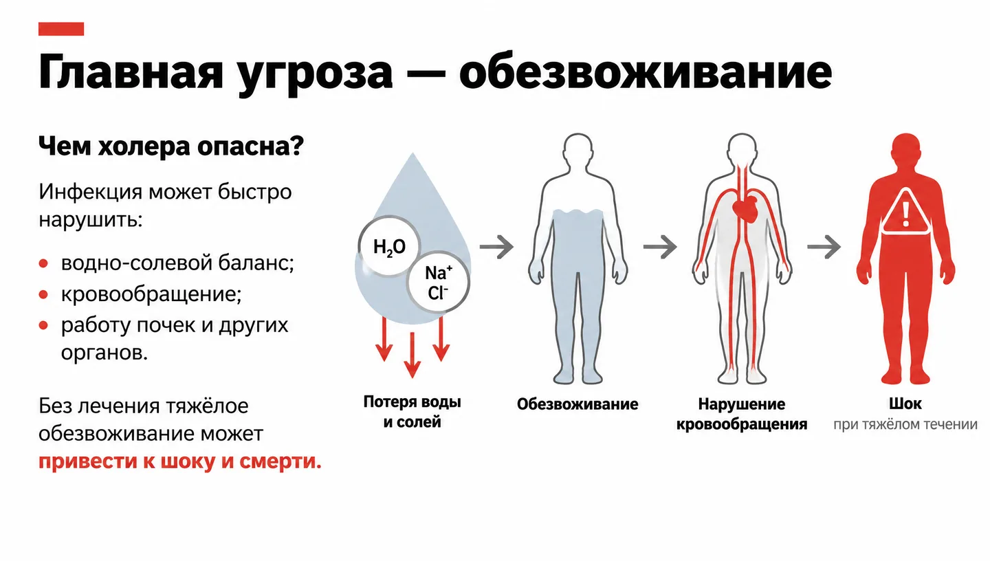 Главная угроза — обезвоживание