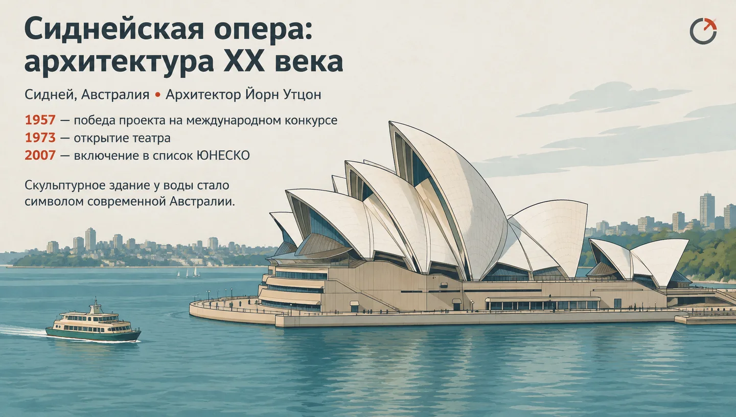 Сиднейская опера: архитектура XX века