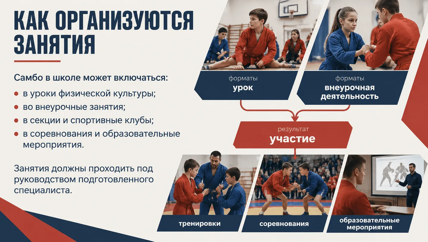 Как организуются занятия