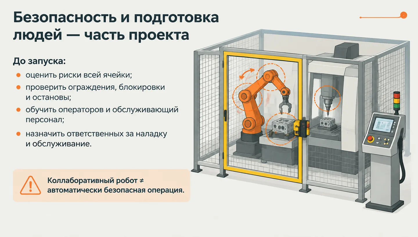 Безопасность и подготовка людей — часть проекта