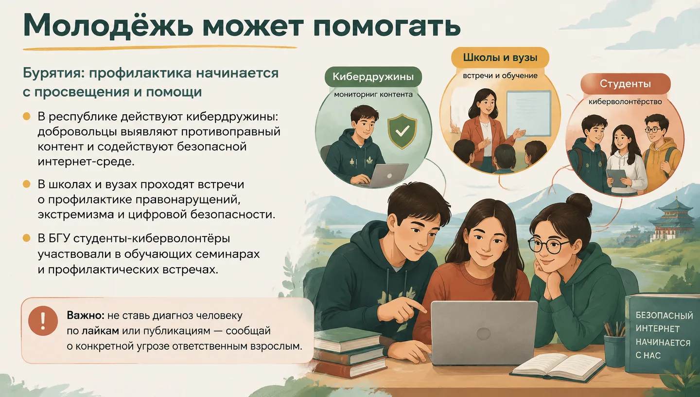 Молодёжь может помогать