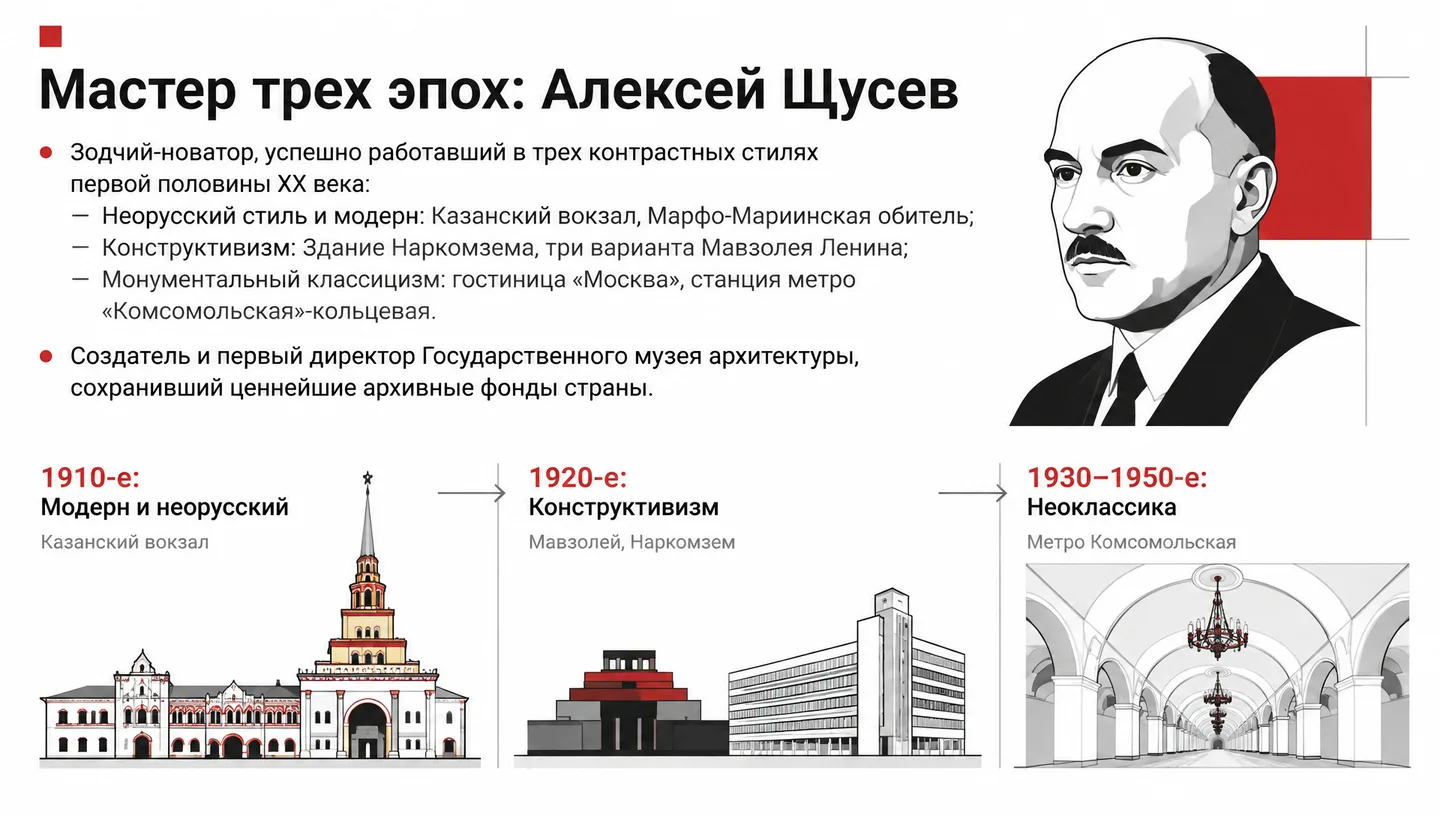 Мастер трех эпох: Алексей Щусев