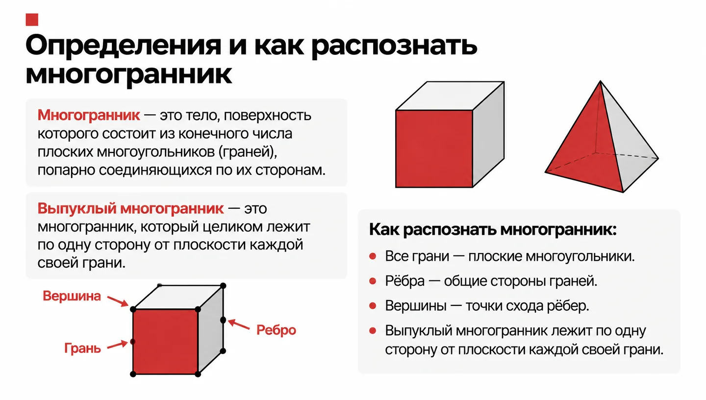 Развёртки и как собрать многогранник