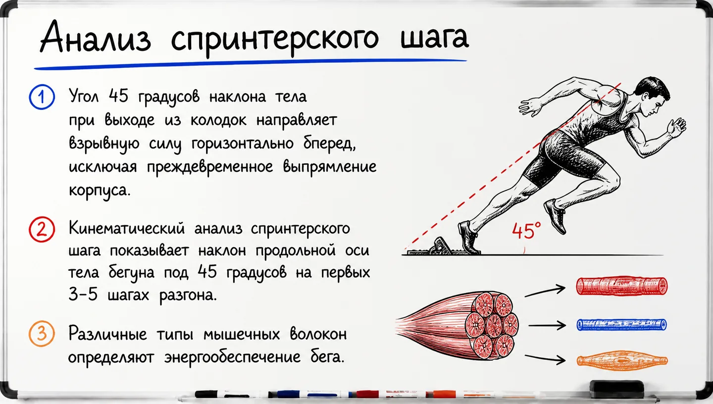 Анализ спринтерского шага