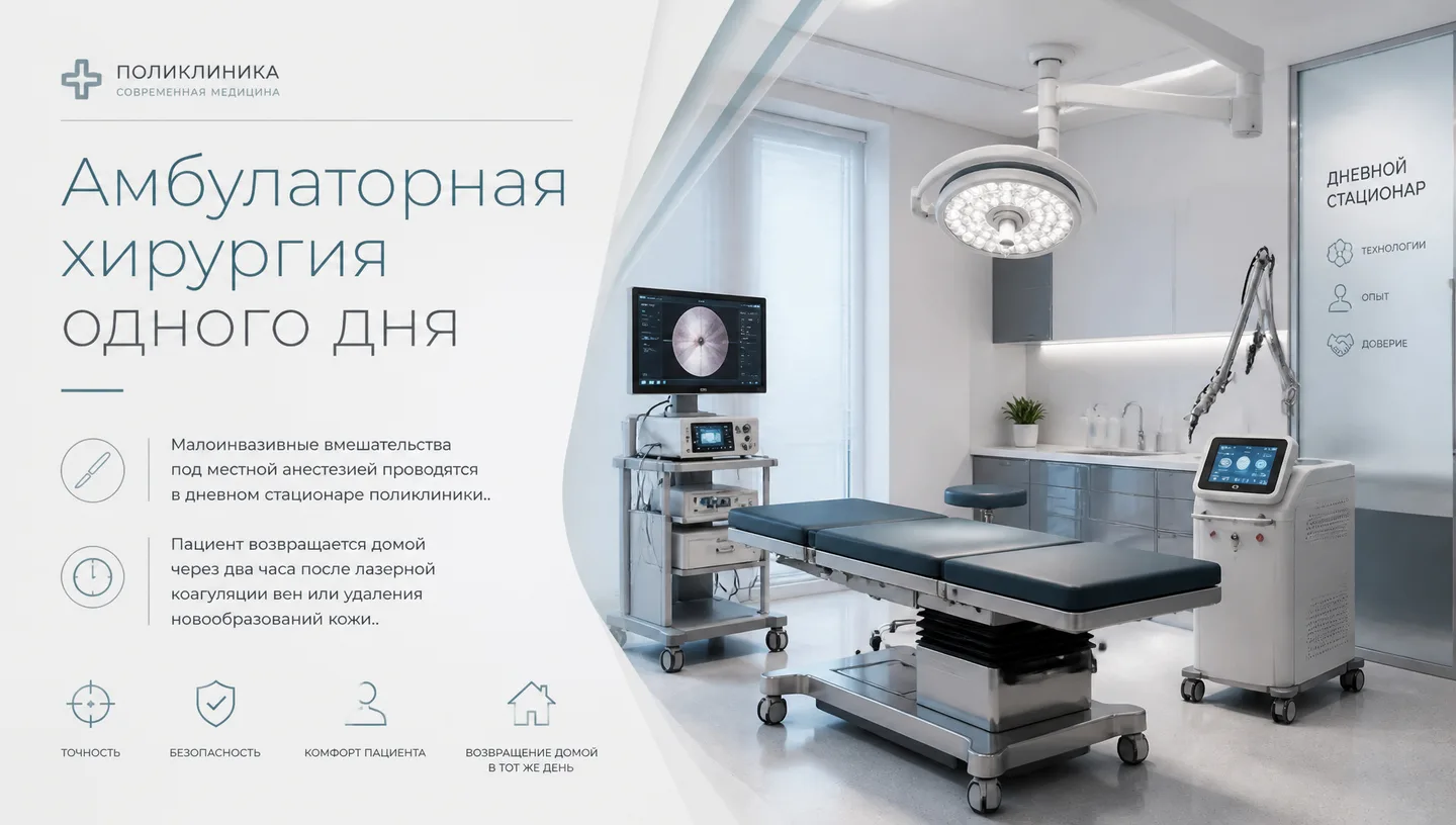 Амбулаторная хирургия одного дня