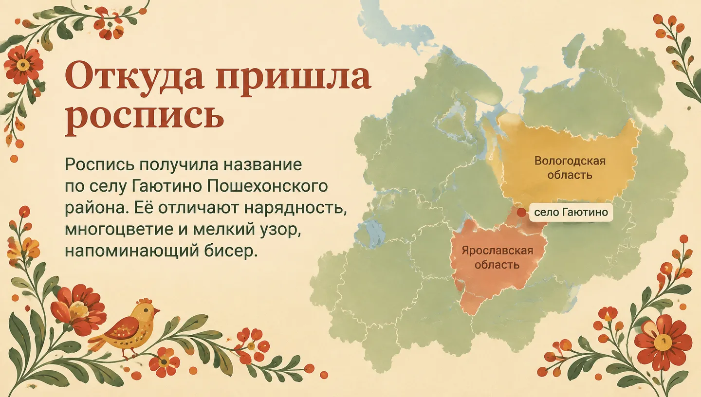 Откуда пришла роспись
