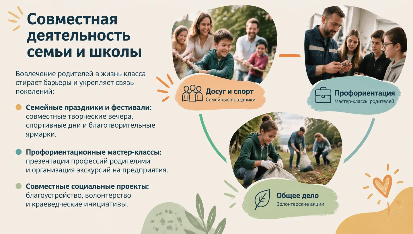 Совместная деятельность семьи и школы