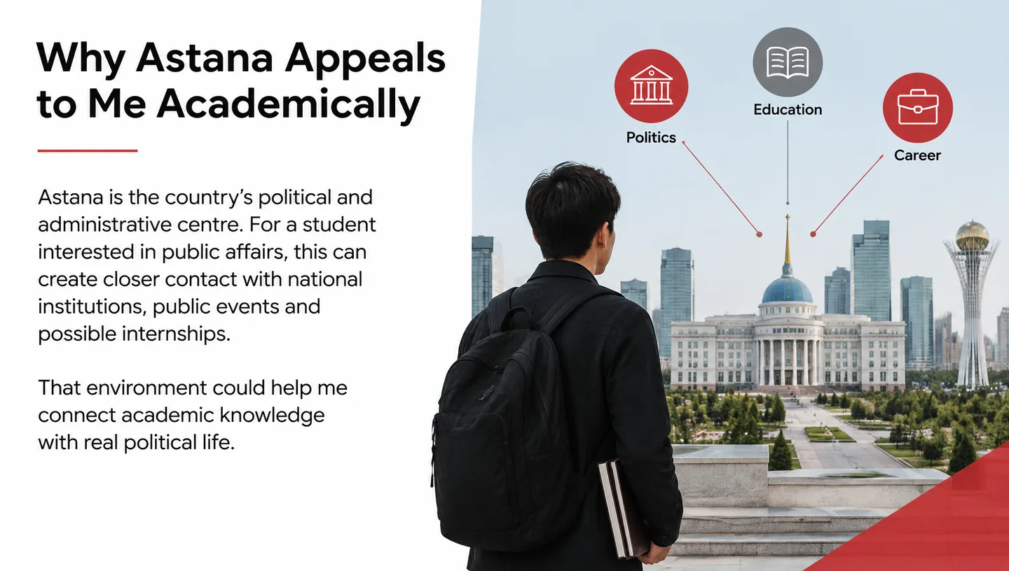 Why Astana Appeals to Me Academically