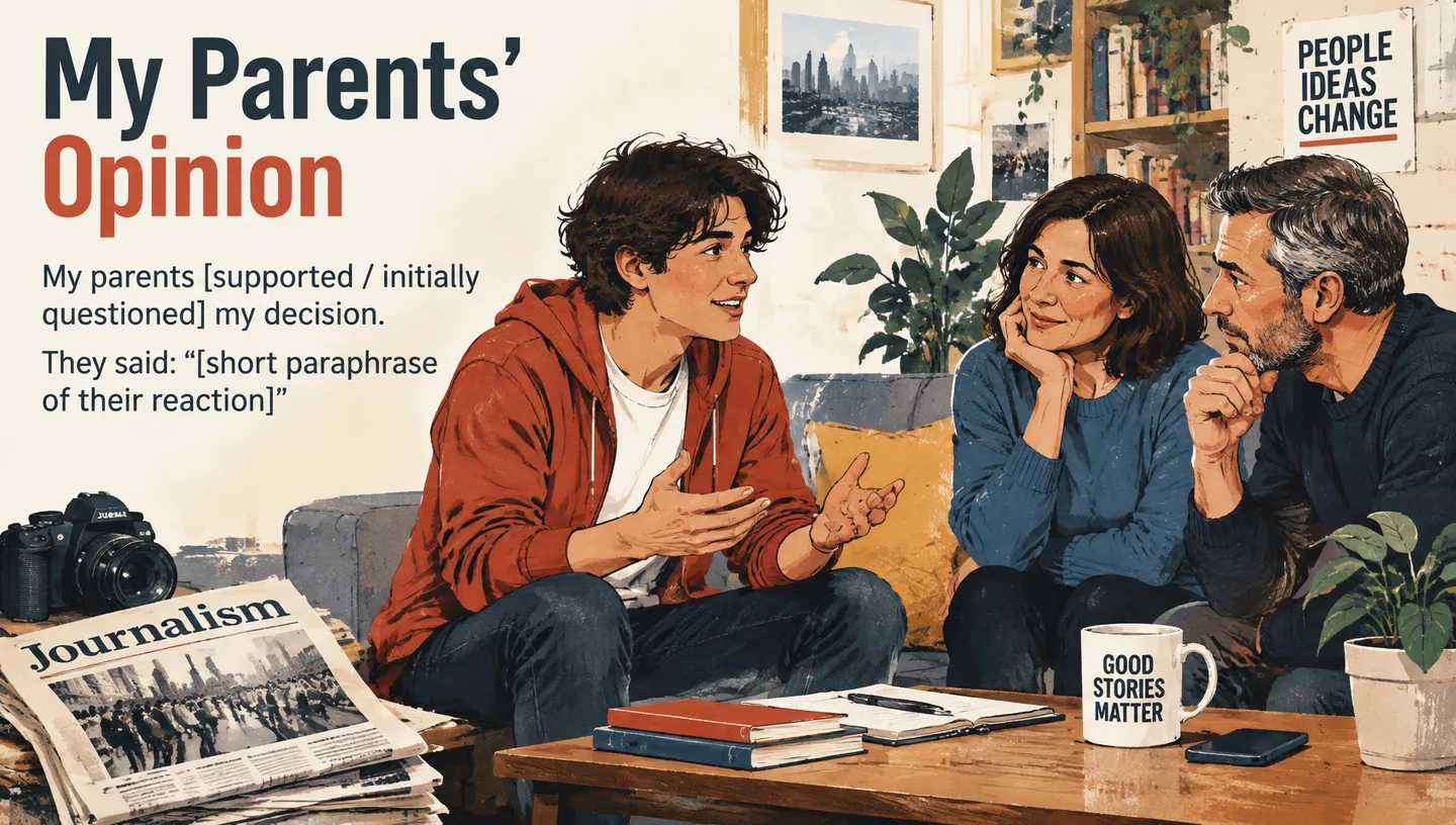My Parents’ Opinion