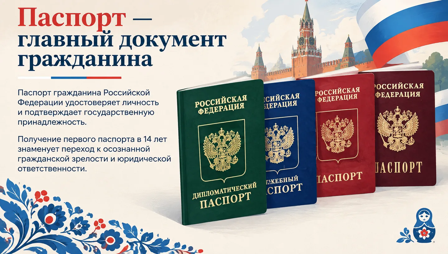 Паспорт — главный документ гражданина