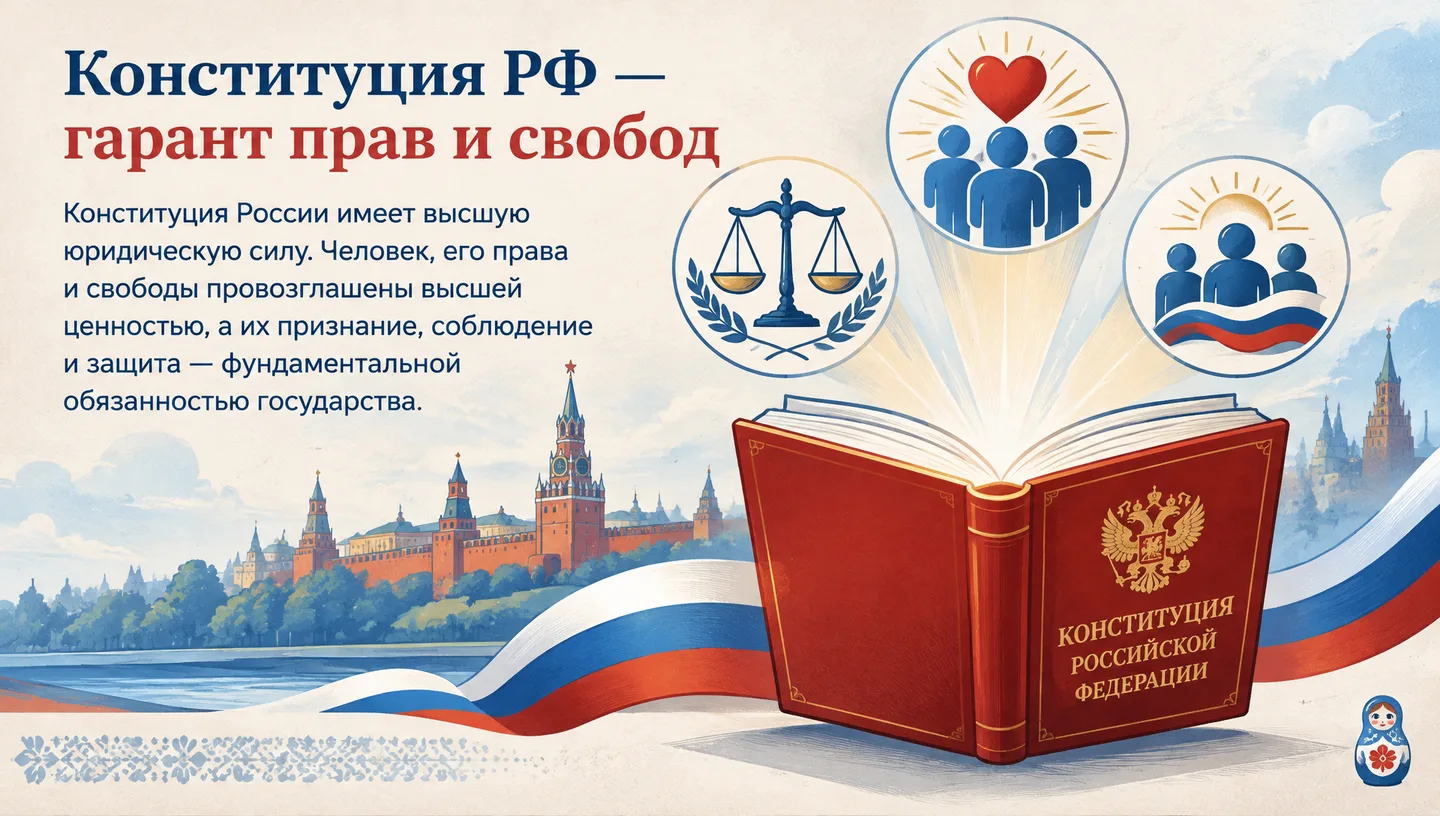 Конституция РФ — гарант прав и свобод