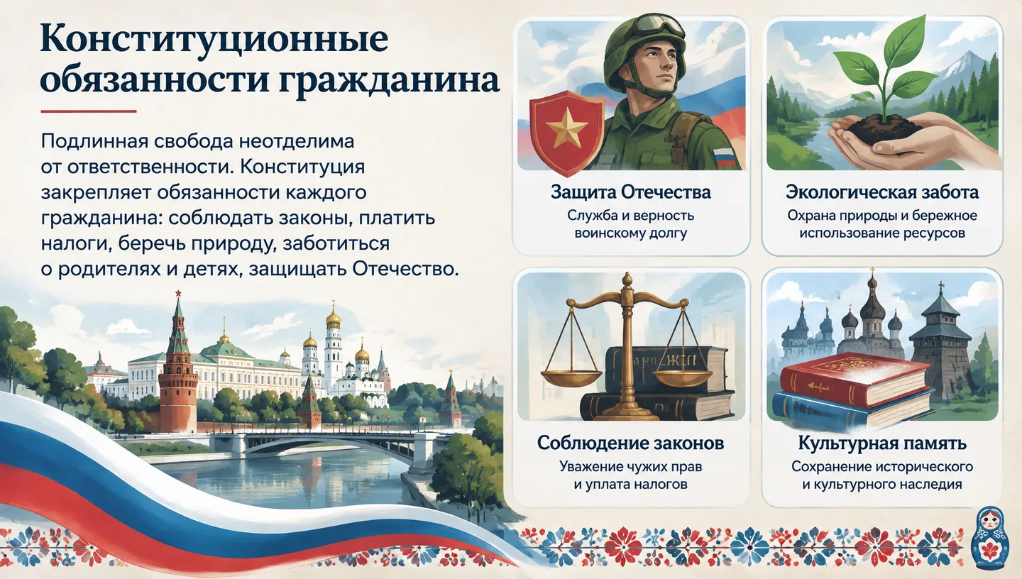 Конституционные обязанности гражданина