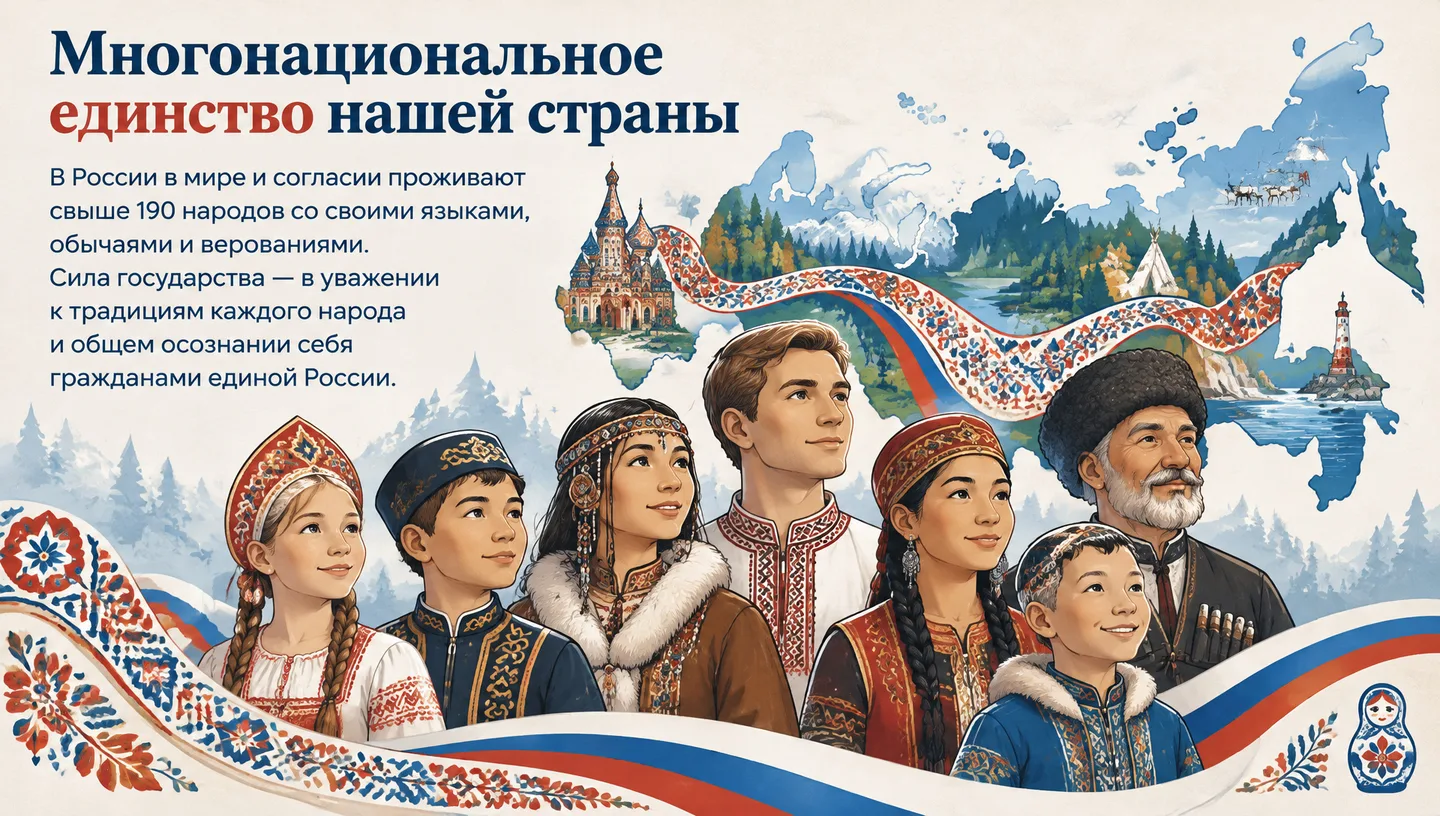 Многонациональное единство нашей страны