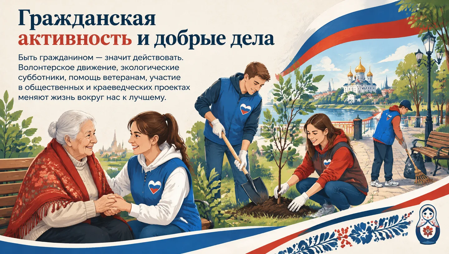 Гражданская активность и добрые дела