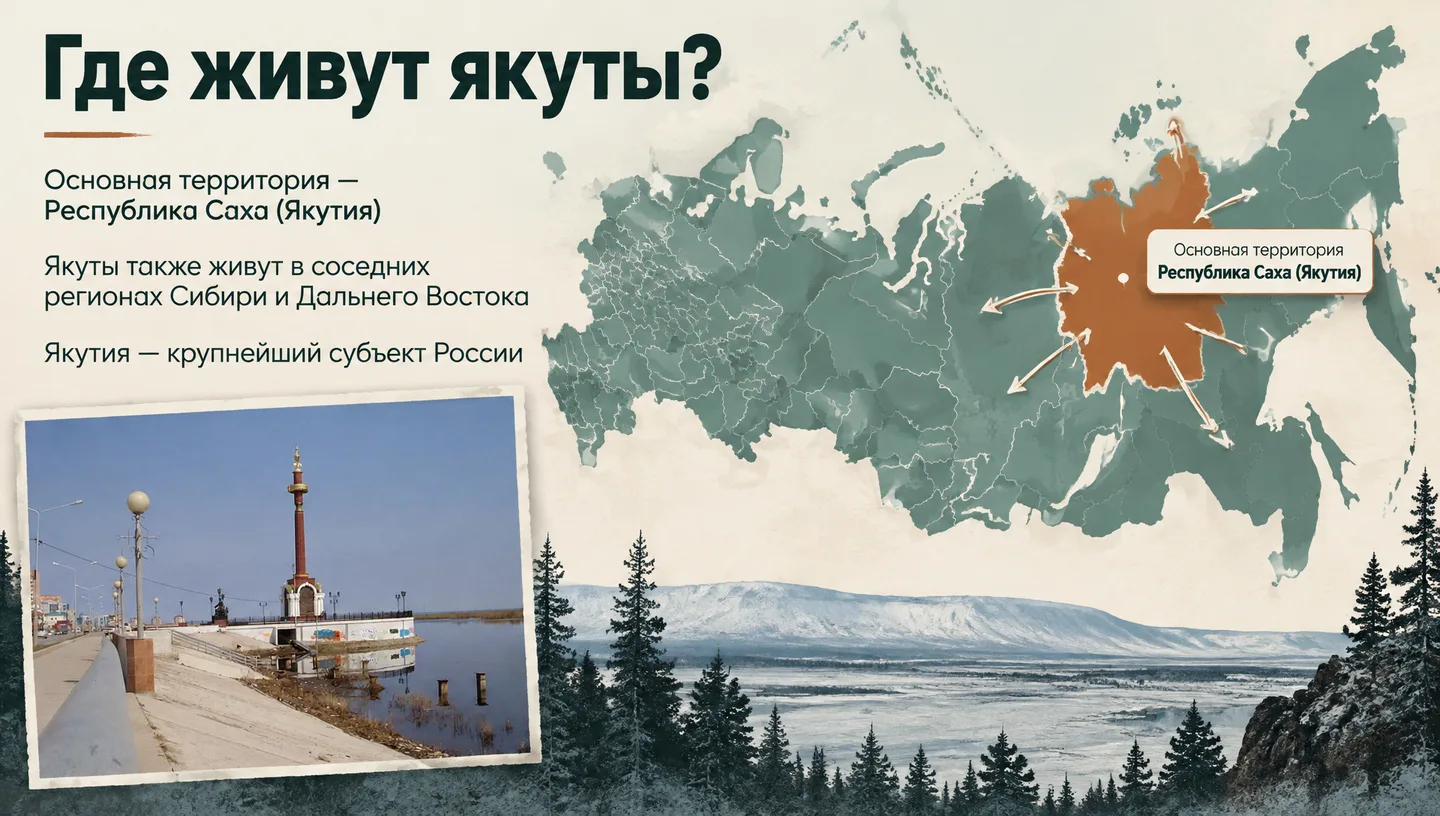 Где живут якуты?